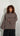 T-shirt effet lin taupe