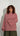 T-shirt effet lin rose blush