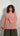 T-shirt effet lin rose pastel