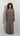 Ensemble robe fendue et sous robe taupe
