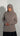 Sous-pull à cagoule intégrée manches longues taupe